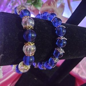 Gorgeous glass bracelets